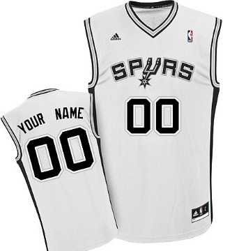 Men & Youth Customized San Antonio Spurs White Jersey